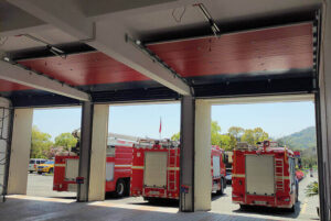 fire station sectional door