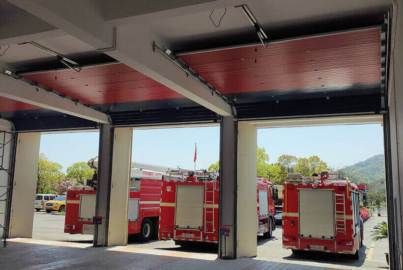 fire station sectional door
