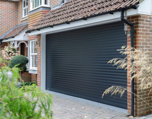 Steel roll up garage doors