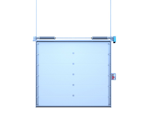 glass sectional door