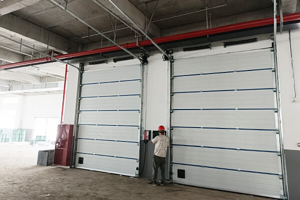 sectional door panel