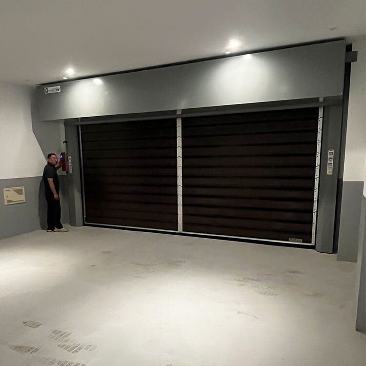 spiral garage door