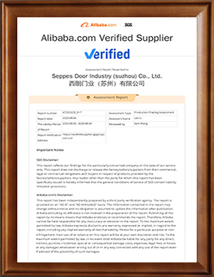 SGS certificate