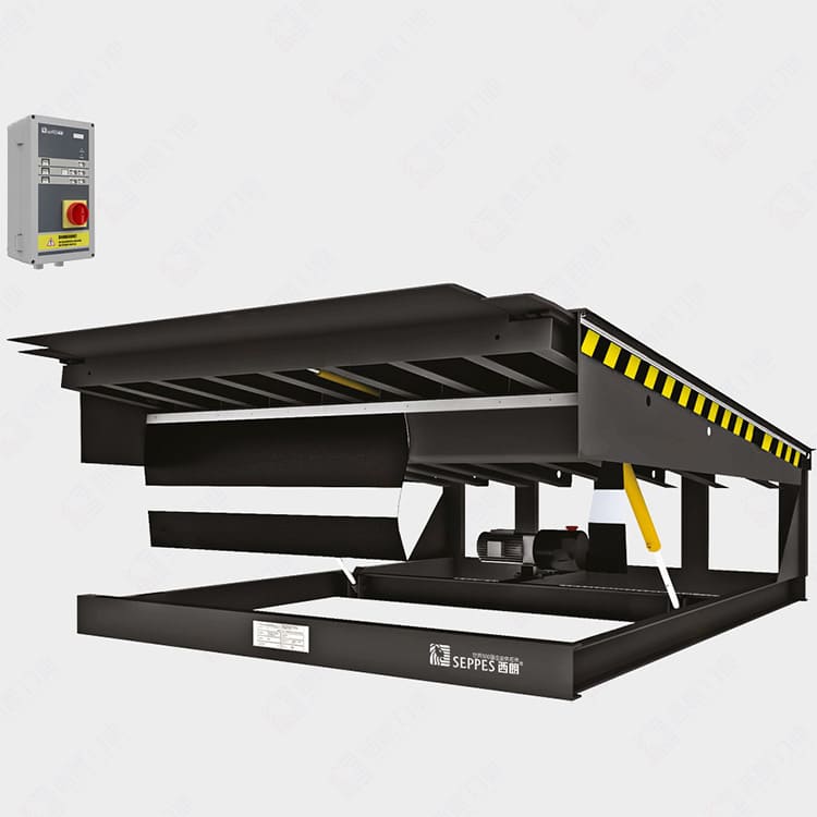 telescopic lip dock leveler