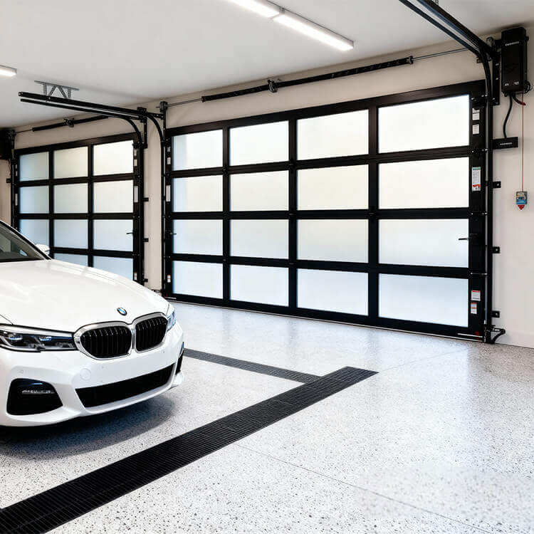 insulated glass garage door