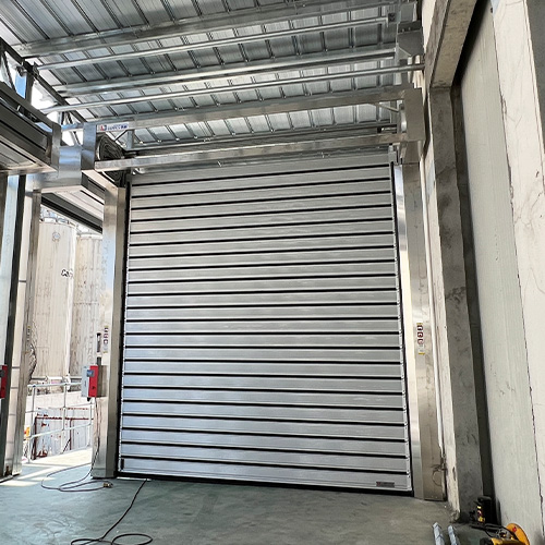 high speed spiral dock door