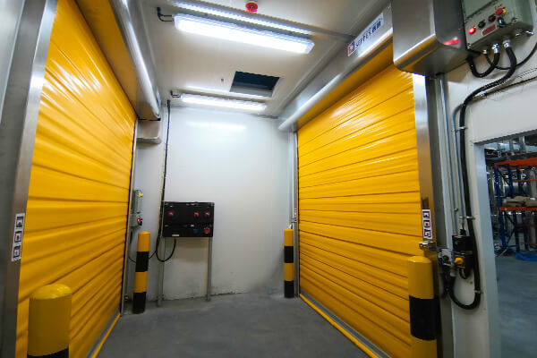 high-speed freezer doors