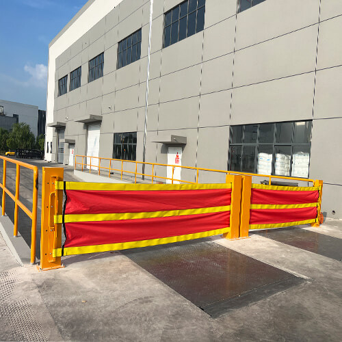 loading dock safety barrier