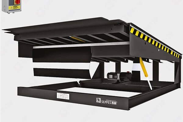 telescopic lip dock leveler