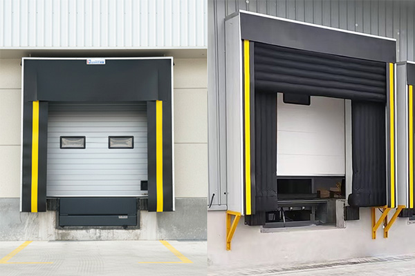 mechanical vs. inflatable dock shelter pic