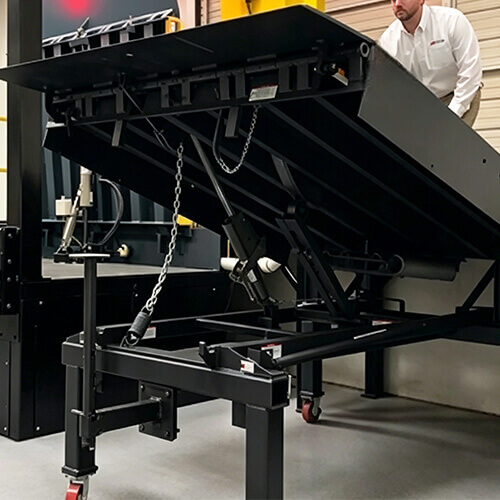 mechanical dock leveler pic