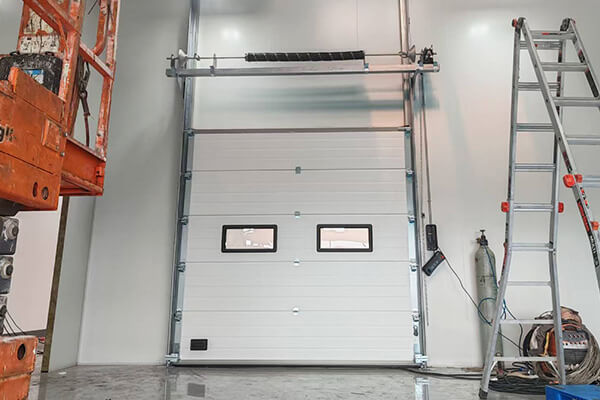 sectional steel door for tire warehouse
